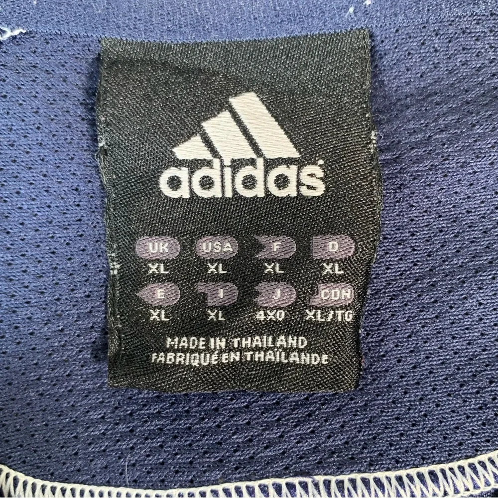 Adidas Warm Up‎ Shirt Men’s XL Blue NBA Denver Nuggets Long Sleeve